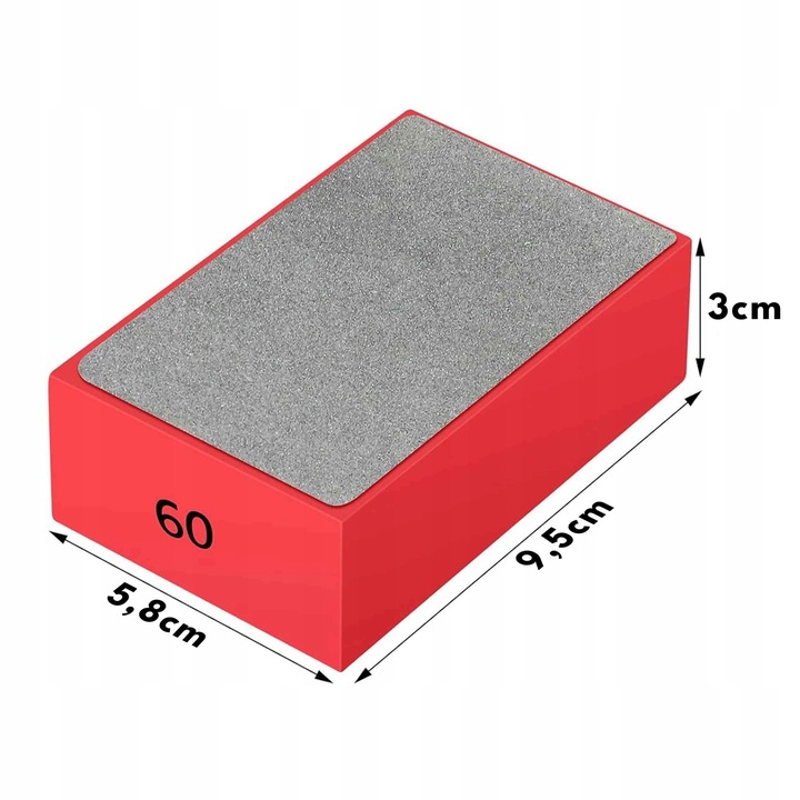 4 SZT DIAMENTOWA KOSTKA DO SZLIFOWANIA GRESU PŁYTEK 60# 100# 200# 400#