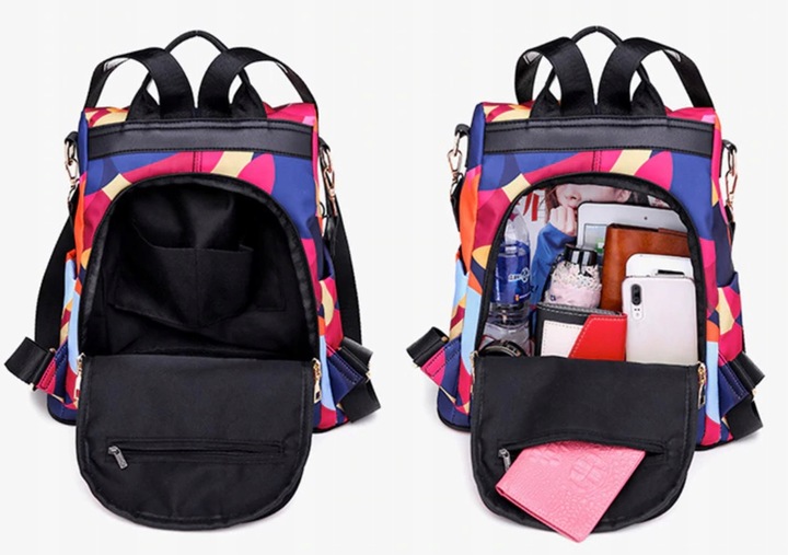 TOREBKA TORBA PLECAK DAMSKI PLECACZEK 2W1 KOLORY