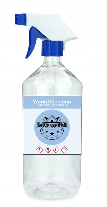 WODA UTLENIONA 35% NADTLENEK WODORU 1L PERHYDROL SPRYSKIWACZ