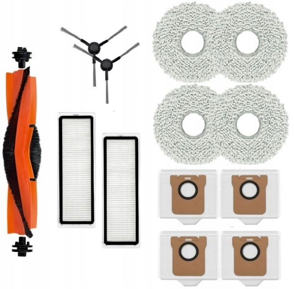 SZCZOTKI FILTRY MOPY WORKI DO XIAOMI MI ROBOT VACUUM X20+/ X10+ PLUS/