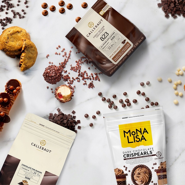 Czekolada Callebaut 811 DESEROWA do pralin 400g / Data ważności: