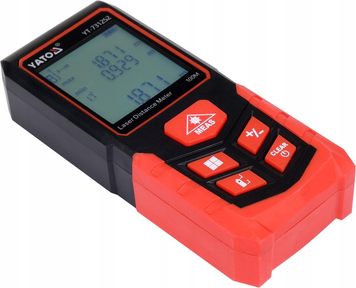 DALMIERZ LASEROWY CYFROWY MIERNIK ODLEGŁOŚCI 100M YATO