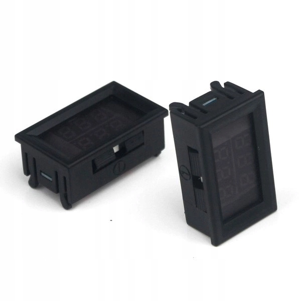 Termometr Panelowy z Sondą 12V DC Dwa Kanały Red/Blue Pomiar