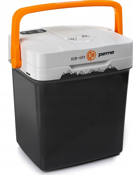 LODÓWKA TURYSTYCZNA Ice-On 27 SAMOCHODOWA Funkcja Grzania 12v 230v USB PEME