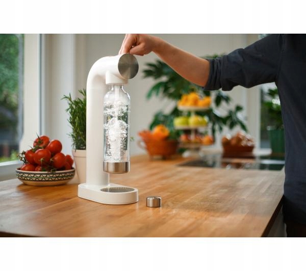 Saturator Brita SodaOne biały + BUTELKA + NABÓJ CO2