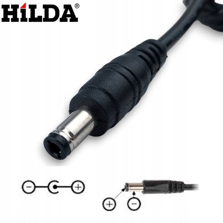 HILDA ŁADOWARKA ZASILACZ WKRETARKI 18V WTYK 2.1/5.5 MM DIODA LED