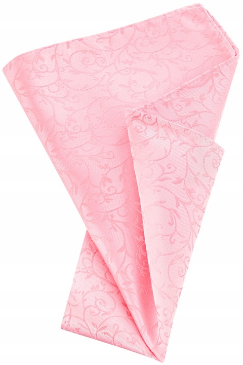 ŻAKARDOWY KRAWAT + POSZETKA Wypustka Męska do Garnituru Mikrofibra