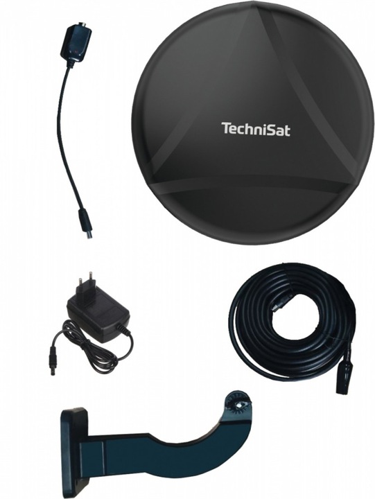 Antena zewnętrzna TechniSat Smarttenne 5HD DAB+ DVB-T2 Wzmacniacz