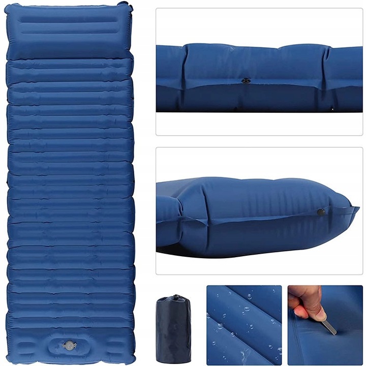 MATA KARIMATA 3D MATERAC SAMOPOMPUJĄCY POMPKA PODUSZKA 198x60x8cm