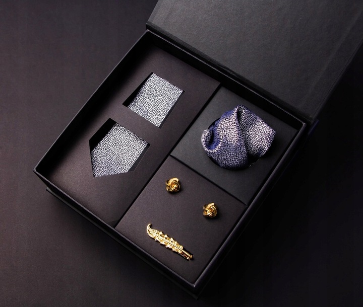 Akcesoria dla mężczyzn piękny zestaw prezentowy spinki krawat do koszuli