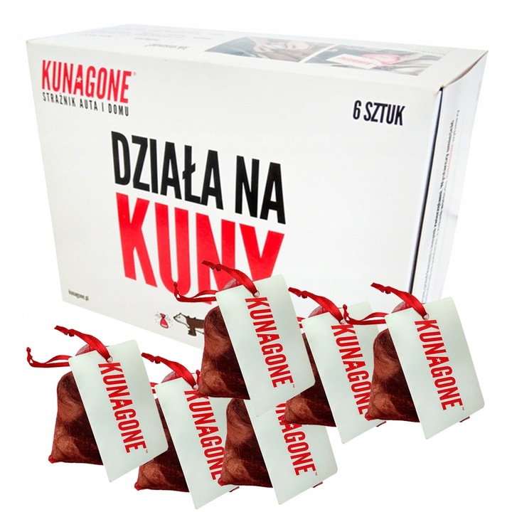 Odstraszacz przeciwko kunom Kunagone 6 sztuk