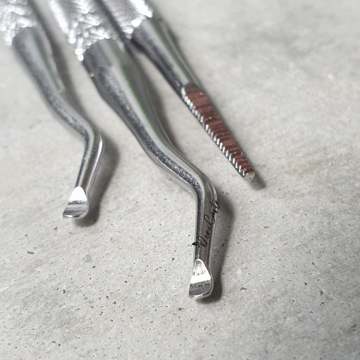 ZESTAW DO WRASTAJĄCYCH PAZNOKCI SONDA PODOLOGICZNA DWUSTRONNA PEDICURE 3SZT