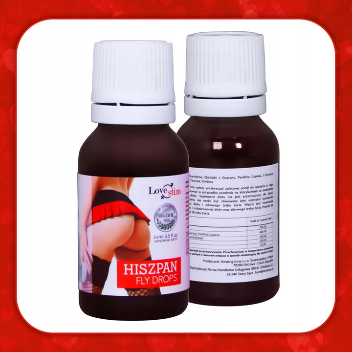 BARDZO MOCNA HISZPAŃSKA MUCHA ROZKŁADA NOGI 30ml