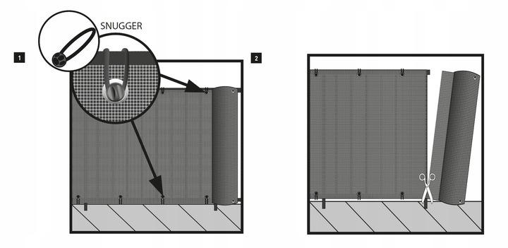 Osłona Balkonowa Tarasowa na Balkon Płot Taras 5m