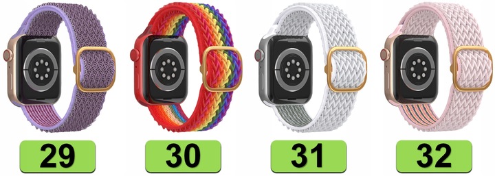 PASEK DO APPLE WATCH 2 3 4 5 6 7 8 9 10 SE 42MM 44MM 45MM 46MM 49MM 32 KOLR