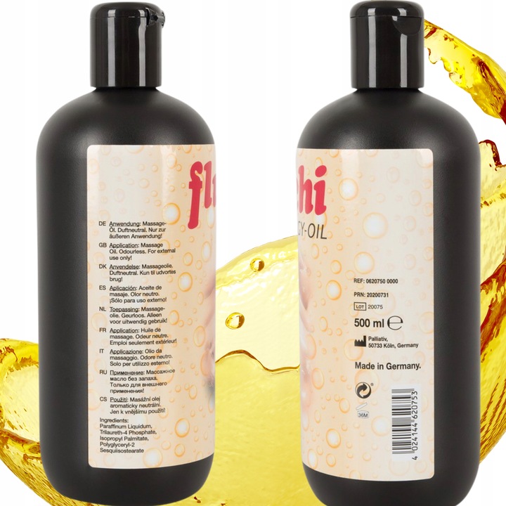 Olejek NURU do masażu erotycznego ciała krocza nawilżający poślizgowy 500ml