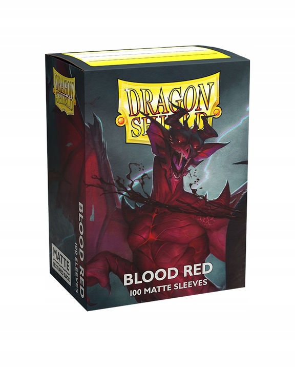 Koszulki na karty Dragon Shield Blood Red Matte
