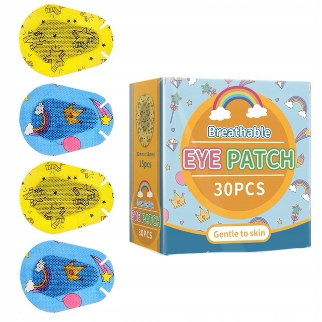 60x Plastry na oko Osłonka Obturator na Oko PAD EYE Happy Fun Pack REGULAR