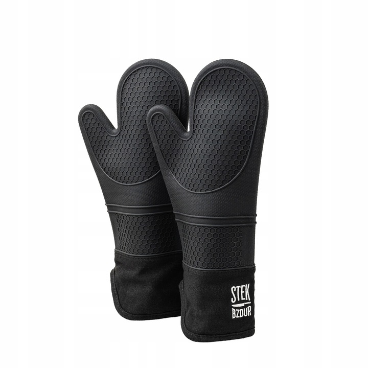 Rękawice Kuchenne Grillowe Stek Bzdur Silikonowe Żaroodporne Długie