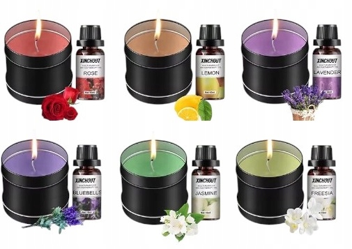 ZESTAW DO ROBIENIA ŚWIEC WOSK SOJOWY WYROBU ŚWIEC DIY NA PREZENT XXL