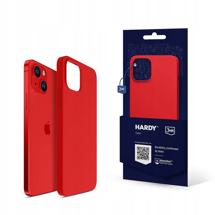 Czerwone Etui plecki na iPhone 13 - 3mk HARDY Case