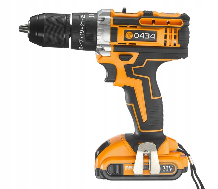 UDAROWA WIERTARKO WKRĘTARKA AKUMULATOROWA 2xAKU 20V BITY NASADKI