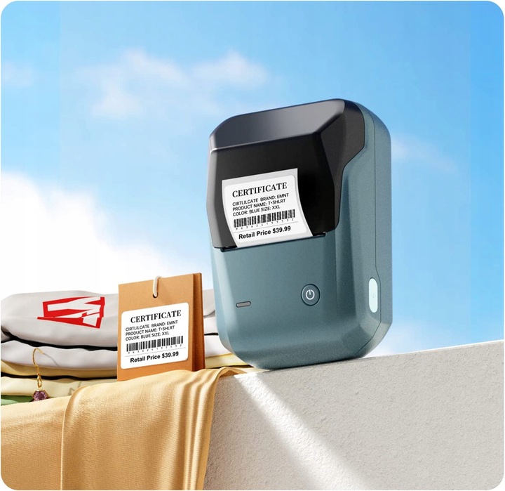 NIIMBOT B1 Drukarka Termiczna NAKLEJKI Bluetooth