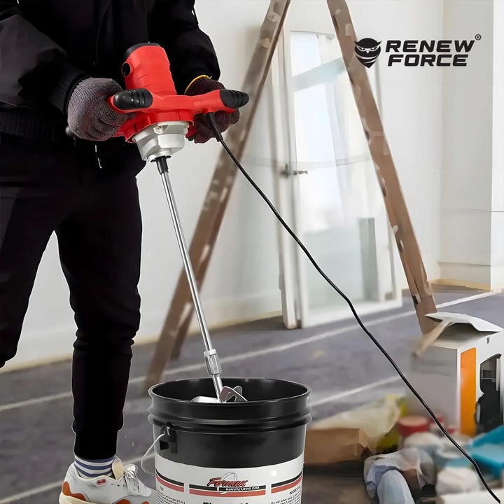 MIESZADŁO DO KLEJU ZAPRAWY BETONU ELEKTRYCZNE 2600W MIESZALNIK MOCNE