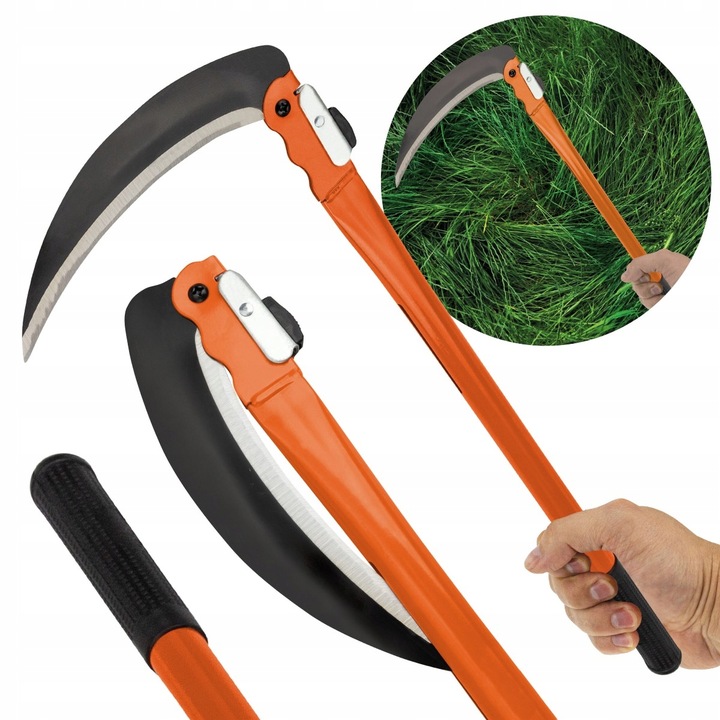 SIERP SKŁADANY GŁADKI KOSA DO PODCINANIA TRAWY