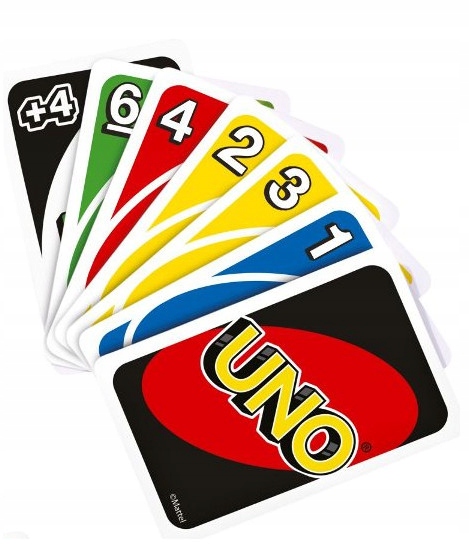 MATTEL GRA TOWARZYSKA KARCIANA RODZINNA TOWARZYSKA 2-10 GRACZY UNO 7+