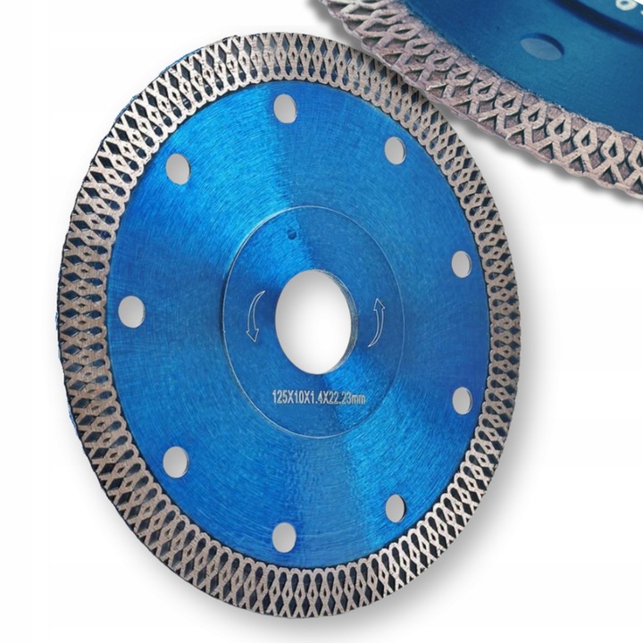 TARCZE DIAMENTOWE CIĘCIE GRESU PŁYTEK SPIEKU CERAMIKI 2 szt 125MM