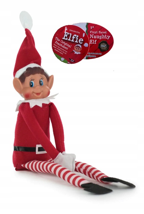 Skrzat swiateczny ELF PSOTNIK krasnal adwentowy figurka Elves Behavin