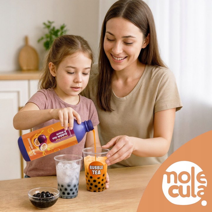 Molecula - SYROP do BUBBLE TEA - 0.5L - SOK KONCENTRAT - MARAKUJA