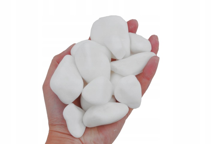 Otoczak Grecki śnieżno-biały Thassos 3-6cm 20kg