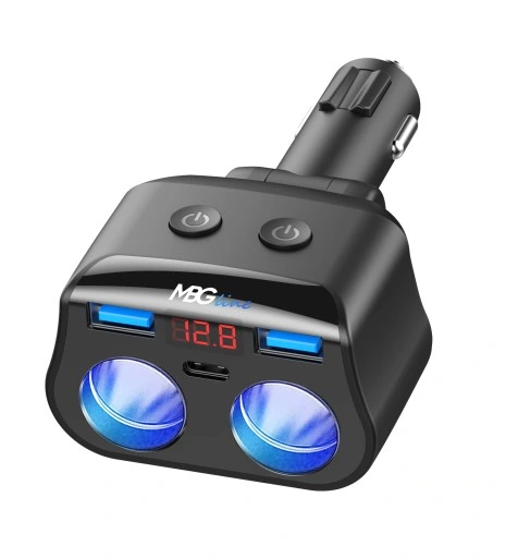 ROZDZIELACZ GNIAZDA ZAPALNICZKI 12-24V 3xUSB QC PD