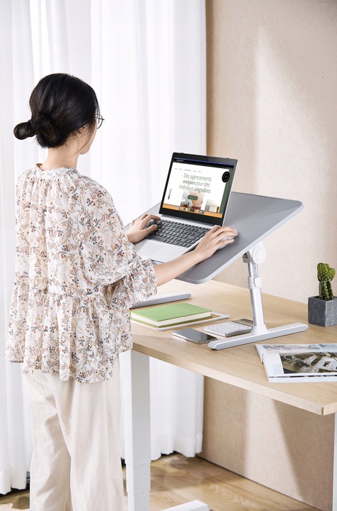 Elegancki Stolik PODSTAWKA STOJAK pod LAPTOPA Regulacja Wysokości Duży Blat