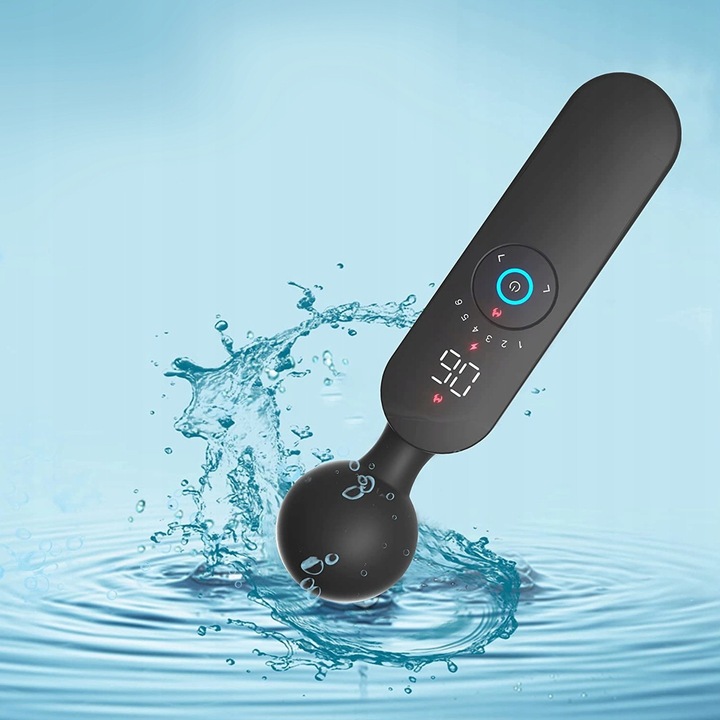 Masażer Łechtaczki LCD Wibrator 12 Funkcji Grzanie