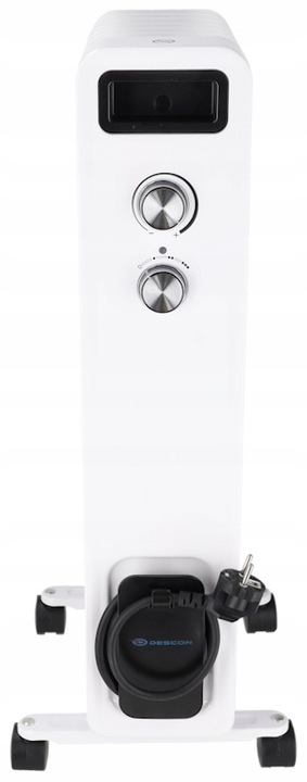 Grzejnik elektryczny Olejowy Termostat 1500W 7 Żeber Energooszczędny