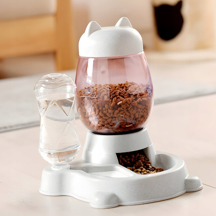 PODAJNIK WODY I KARMY AUTOMATYCZNY MISKA DLA KOTA I PSA DOZOWNIK 2W1 POIDŁO