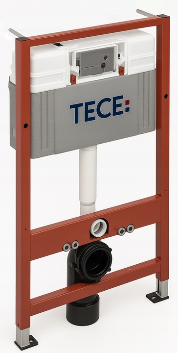 ZESTAW PODTYNKOWY 7W1 STELAŻ TECE + MUSZLA WC TORNADO SLIM +PRZYCISK