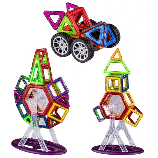 KLOCKI MAGNETYCZNE KONSTRUKCYJNE DUŻE PANELE 3D