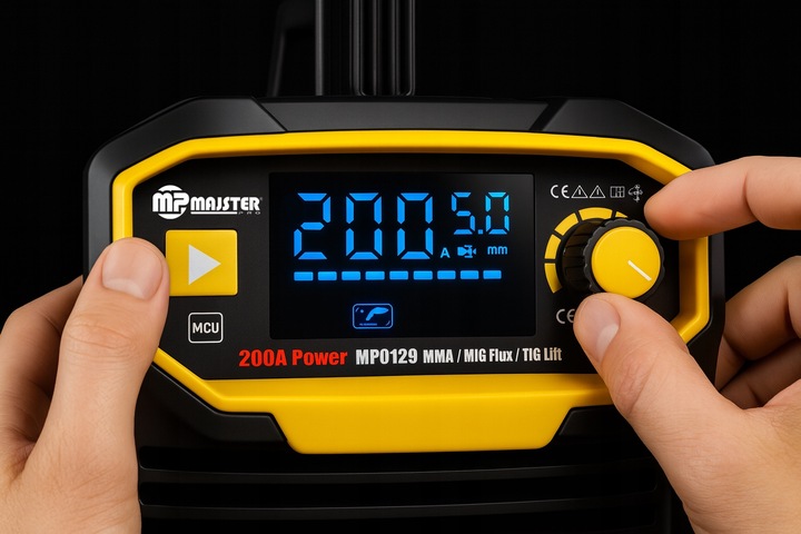 Spawarka INWERTEROWA INWERTOROWA IGBT MIG MAG FLUX MMA migomat MP0129
