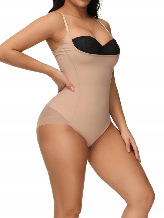 BODY DAMSKIE WYSZCZUPLAJĄCE KORYGUJĄCE MODELUJĄCE BRZUCH GORSET MAJTKI