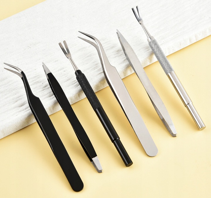 SZCZYPCE PĘSETA DO USUWANIA WYCIĄGANIA KLESZCZY DLA PSA KOTA LUDZI ZESTAW