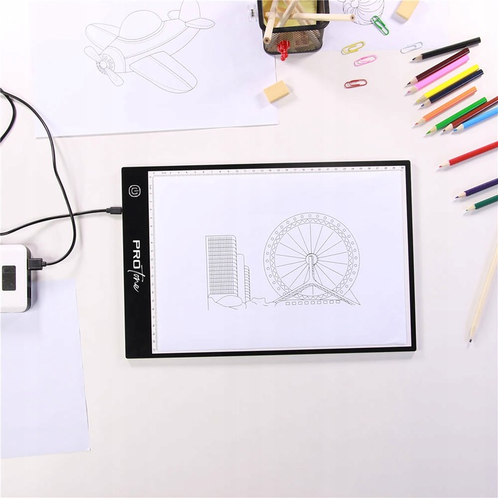 Tablica Do Szkicowania Deska Kreślarska LED
