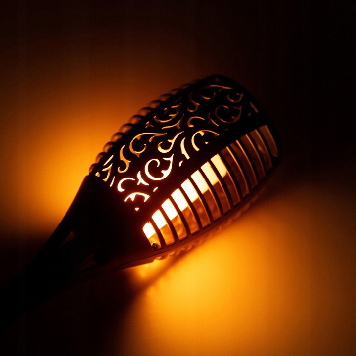 Lampy Solarne Ogrodowe LED Pochodnia Płomień Latarnia Lampki Do Ogrodu
