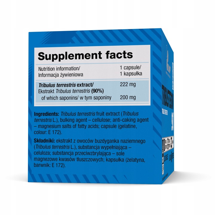 OLIMP TRIBUSTERON 90 120kaps BOOSTER TESTOSTERONU TRIBULUS TERRRSTRIS