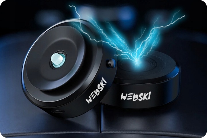 UCHWYT MAGNETYCZNY SAMOCHODOWY Z PRZYSSAWKĄ MAGSAFE QI INDUKCYJNY 15W