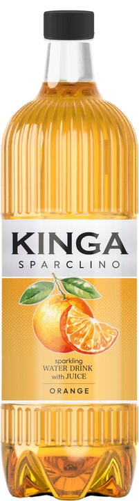KINGA PIENIŃSKA SPARCLINO POMARAŃCZ Napój gazowany ORANGE PET 6x1L zgrzewka