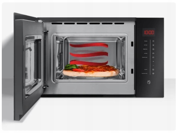 Mikrofalówka Amica AMMF20M2B 20L 700W 5poziomów MultiWave LED czarny